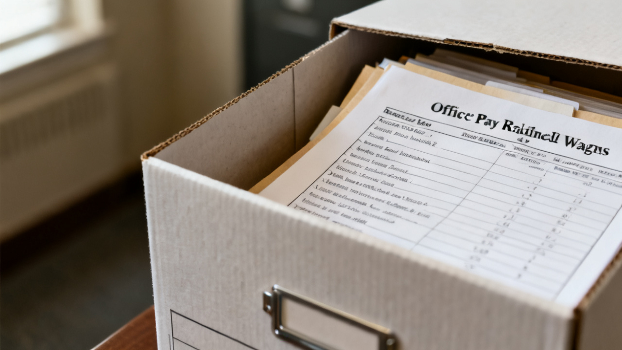 closed folder with officer pay rank-and-file wages folder