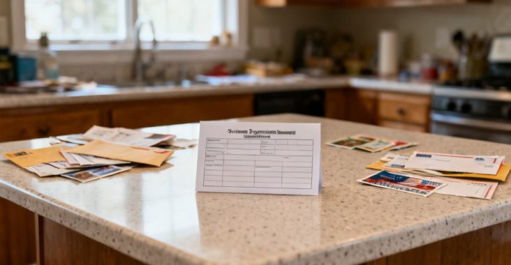 reporting form inventory one-time waiting on a mudroom bench